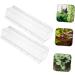 Kisangel 2pcs Square Cucumber Vegetables Vegetable Grow Forming Mould Tool Fruit Container - Buy Online on SooperMarket.com