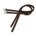 Solibel BUSSE stirrup leathers Soft-Curved dark brown fitting: stainless steel length 140 cm