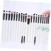 Baluue 60 Pcs Eye Makeup Kit Para Pesta as Spoolie Brush for Eyelashes Makeup Brush Eye Shadow Brush - Buy Online on SooperMarket.com