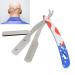 Premium Straight Edge Stainless Steel Razor for Men - Rust & Corrosion Resistant Manual Shaving for Beards & Eyebrows - Perfect for Home & Salons - Buy Online on SooperMarket.com