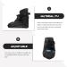 Black Winter Plantar Fasciitis Socks - Healeved All-Wrapped Foot Rain Protector for Leg Injuries & Post-Surgery Recovery - Buy Online on SooperMarket.com