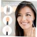 WOFASHPURET 100pcs Double Ended Eyeshadow Brush Makeup Sponge Mini Makeup Eye Makeup Applicator Eye Shadow Oval 6.5x1.3cm Black - Buy Online on SooperMarket.com