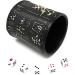 THY COLLECTIBLES PU Leather Dice Cup Set with 5 Dices - Chinese Calligraphy Design for Yahtzee, Craps, Backgammon - Professional Dice Shaker Cup - Buy Online on SooperMarket.com