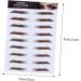 Healeved 4pcs Eyebrow Stickers Eyebrows Makeup Tools False 6d Mold Modify Water Transfer Paper with Ink - Buy Online on SooperMarket.com