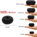 WACURRENTHYD Hair Donut Bun Maker 2PCS - Medium 3 Inch Black Chignon Doughnut Shaper for Short & Thin Hair - Buy Online on SooperMarket.com