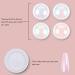 Artdone Chrome Nail Powder Kit - Metallic Mirror Effect Pigment for Gel Polish Nail Art - 4pcs White Chrome Powder Set - Buy Online on SooperMarket.com