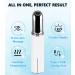 Neck Face Massager - BUV Mini LED Sculpting Tool with 3 Color Modes & Vibration for Enhanced Skin Care - Baby White - Buy Online on SooperMarket.com