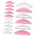 PLAFOPE 20 Pairs Eyelash Aid Eyelash Pads Makeup Tools Lash Lift Kit Eyelash Perming Pad Lash Lift Rods Eyelash Perming Curler Lash Lift Pads Medium Lash Lift Pads for Make up