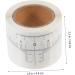WOONEKY 2 Rolls Adhesive Brow Ruler Stickers Eyebrow Measuring Sticker Makeup Supplies White - Buy Online on SooperMarket.com
