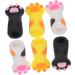 Beavorty 30 pcs Dead Skin Shears Protective case Pedicure Scissor Cover Cuticle Trimmer Cover Embroidery Scissors Cover paw Shape Protective Cases Nail Tool Modeling Silica Gel Safety Gear - Buy Online on SooperMarket.com