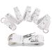 Jetisva 2.5M 98.4 Inch Horse Weight Tape Measure Long Precisio Horse Weight Measuring Tape Portable Horse Height Bust Body Measurement White Horse Measuring Stick for Equine Farm Animals Cow Goat