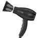 INFINITIPRO BY CONAIR Mighty Mini Compact Lightweight Professional Hair Dryer with AC Motor, Black Hair Dryer Travel Size Black