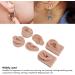 3 Pairs of Silicone Ear Models for Otoplasty & Acupuncture - Soft Flexible Jewelry Display & Piercing Practice - Buy Online on SooperMarket.com