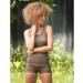 Womens Merino Wool Silk Boy Shorts 46-48 Walnut | Moisture Wicking Thermal Underwear - Buy Online on SooperMarket.com
