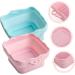 Beavorty 8 Pcs Cleanser of Makeup Brush Portable Brush Silicone Brush Cleaner Makeup Silicone Makeup Brush Makeup Brush Scrubber Ladies Suits Miss Silica Gel Cleaning Supplies Foldable - Buy Online on SooperMarket.com