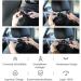 Keeplus 2-in-1 Car Headrest Hook & Phone Holder - Silver | Portable Organizer for Car Seats & Clothes - Buy Online on SooperMarket.com