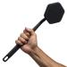 Tooletries - Back Scrubber - Exfoliates & Deep Cleans - Silicone Shower & Bath Body Brush with Long Handle and Bespoke Bristles - Bathroom & Hygiene Accessory - Charcoal