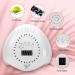 168W UV LED Nail Lamp | Quick-Drying Nail Dryer with 4 Timers | Automatic Sensor UV Light for Nails | Ideal for UV Resin & Gel Polish - Buy Online on SooperMarket.com
