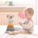 MalPlay Sensory Rubber 13-Piece Soft Tower Stacking Blocks | Baby Building Toy for Motor Skills | Ideal for 6+ Months - Buy Online on SooperMarket.com