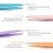 6-Piece Professional Stainless Steel Tweezers Set with Leather Case - Slanted and Pointed for Eyebrows, Facial Hair, Ingrown Hair, Blackheads - Women and Men - Colorful - Buy Online on SooperMarket.com