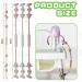 Vicloon Silicone Toy Clip 4Pcs Toy Safety Straps Food Grade Silicone Pacifier Clips Sippy Cup Strap Adjustable Stroller Pacifier Strap Hanging Toys Baby Toy Anti Drop Chain (Pink/Purple) Pink-Purple - Buy Online on SooperMarket.com