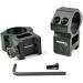Sniper PT-25H4 1 High Profile Scope Rings with 4 Fasten Screws - Picatinny/Weaver Rail Security - Buy Online on SooperMarket.com