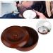 Raguso Wooden Shaving Bowl 10x10x6 - Sturdy Rubberwood with Lid for Men s Foaming Shaving Cream | International Shipping Available - Buy Online on SooperMarket.com