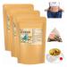 Poria And Coix Seed Tea For Dampness Elimination Lemon Hawthorn Lotus Leaf Tea Dampness Clearing Herbal Tea Fu Ling Yi Wet Tea Non-Heritage Ancient Recipe Poria Cocos Dehumidification Tea (3pack)
