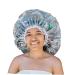 Transparent Plastic Shower Cap for Men and Women - Salon Bathing Head Cover - Buy Online on SooperMarket.com