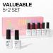 AILLSA Pink Gel Nail Polish Set - French Manicure UV Gel Starter Kit | Base & Top Coat Included - Light Baby Pink & Nude Soak Off | Perfect for DIY Nail Art & Salon Use - Buy Online on SooperMarket.com
