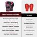 DEFY Marvelous Boxing Gloves - Unisex Leather Training Gloves for Muay Thai, Kickboxing, and MMA - Black/Pink 16oz - Buy Online on SooperMarket.com