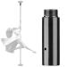 AW 150/250/262/320/500/1000/1020mm Dancing Pole Extension for 45 mm Pole Fitness Spinning Exercise Club Silver,Black, Colorful 125mm & Black