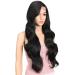 Joedir 30 Inch Black Wavy Lace Wig for Women - 76.2 cm Heat-Resistant Fiber 130% Density Side Part Pack of 1 - International Shipping Available - Buy Online on SooperMarket.com