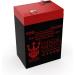 Neptune Replacement Emergency Lighting Battery for JohnLite 350 - 6V 4.5Ah SLA | International Shipping Available - Buy Online on SooperMarket.com
