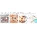 Akozon Baby Teether Toys - 10pcs Natural Wooden Teething Rings & Bracelets | Safe Baby Teething Accessories | Ideal DIY Craft - Buy Online on SooperMarket.com