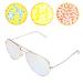 Red Green Color Blind Glasses - Lightweight Golden Frame for Color Weakness Correction | Durable for Men & Women | Indoor & Outdoor Use - Buy Online on SooperMarket.com