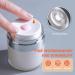 3Pcs Portable Airless Pump Cosmetic Containers - 15ml, 30ml, 50ml Sizes - Refillable Travel Bottles for Lotions, Creams, Makeup - Buy Online on SooperMarket.com