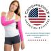 CompressionZ UV Protection Elbow Sleeve Pink - Men & Women - Size L - Buy Online on SooperMarket.com