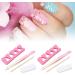 2 Set Nail Tweezers Nail Art Tweezers Straight Tip Nail Tweezers Rhinestone Pickers Manicure Nail Art Tool Set with Finger Separator Sponge Sanding Bar for - Buy Online on SooperMarket.com