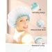 Mikimini White Shower Hood for Women & Girls - 2-Pack Double Waterproof Reusable & Washable Soft & Convenient - Buy Online on SooperMarket.com