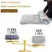 Gehannah Thick Camping Sleeping Pad - Soft Microfiber Cot Pads for Adults | Lightweight & Foldable | Ideal for Traveling, Hiking & Backpacking - Grey - Buy Online on SooperMarket.com