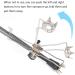 Cane Ice Tip Attachment 2PCS Stainless Steel 5-Prong Ice Tip for Cane Universal Cane Ice Tip Non-Slip Ice Grip for Winter Snow Safety Cane Ice Tip Attachment - Buy Online on SooperMarket.com