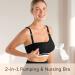 Momcozy Seamless Pumping Bra - Medium Black | Hands-Free Nursing & Pumping Support for Spectra, Lansinoh, Philips Avent & More - Buy Online on SooperMarket.com