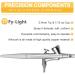 Fy-Light Airbrush Kit with Compressor for Makeup, Tattoos, and Cake Decorating - Black - Buy Online on SooperMarket.com