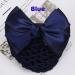 2 PCS Bowknot Hair Net Professional Bowknot Hair Clip Bow Barrette Bun Cover Bun Net for Women Girls - Buy Online on SooperMarket.com