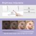 Lighted Trifold Makeup Mirror with 10X Magnification - Touch Control, Dual Power Supply - Portable LED Vanity Mirror for Women - White - Buy Online on SooperMarket.com