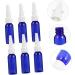 FOMIYES 6pcs Round Shoulder Nasal Spray Bottles - Travel Cosmetic Containers - Refillable Glass Cleaner Spray - Blue Sub Bottle - Buy Online on SooperMarket.com