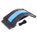 UniForU Back Stretcher Lumbar Stretcher Multi-Level Lumbar Stretching Device with Accupressure Points (Blue)