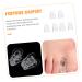3 Pairs Bunion Toe Separator Silicone Gel Men's Tool | Valgus Separator & Hammer Toe Spacers for Foot Care - Buy Online on SooperMarket.com