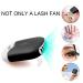 105 Pcs Rechargeable USB Mini Portable Fans for Handheld Air Conditioning & Facial Cleaning - Black - Buy Online on SooperMarket.com